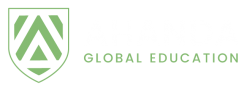 Ahanda Global Education logo texte blanc